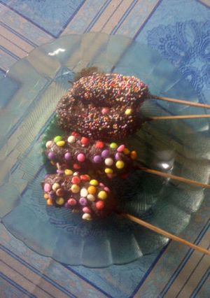 Foto resep es sate piscok choco chip