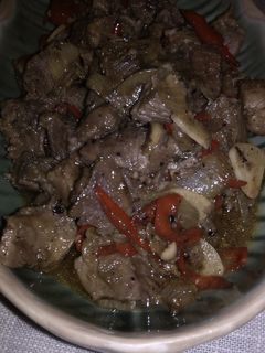 Foto resep Kambing lada hitam homemade