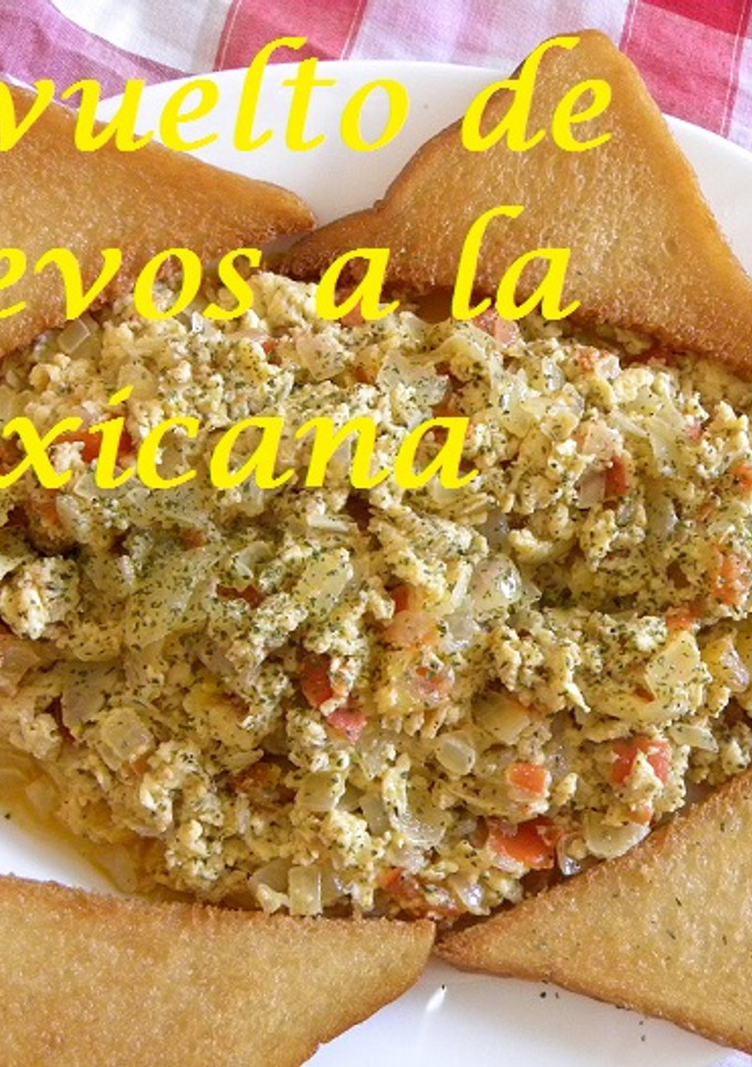 Una foto de Revuelto de huevos a la Mexicana