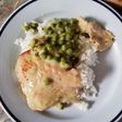 Zöldborsós karajszelet