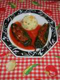 Chiles Rellenos de Champiñones y Chorizo