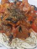 Spaghetty Bolognese with Fresh Italian Herbs
