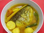 Gambar salmon bumbu kuning