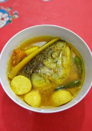 Foto resep Sup Kuning Kepala Salmon