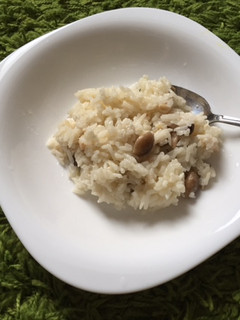 Foto resep blue cheese risotto with shimeji