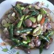 Jantung ayam pete cabe ijo