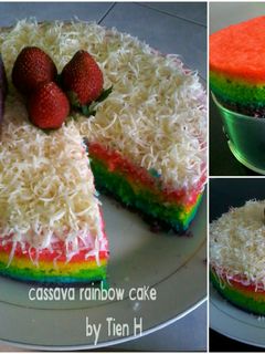 Foto resep Bolu Kukus Singkong Rainbow 