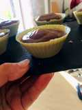 Mousse au chocolat avec sa petite coque en chocolat blanc