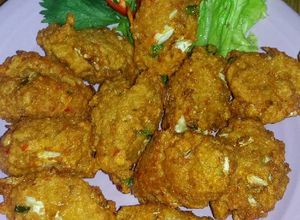 Foto resep Bakwan oncom pedas
