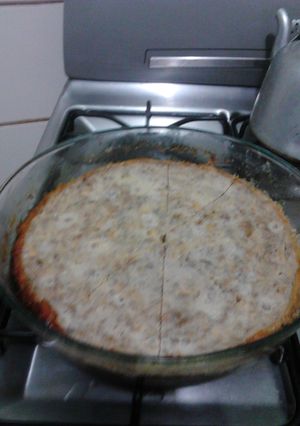 Una foto de Púdin o budín de plátano