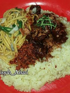 Foto resep Nasi Kuning Masak Habang khas Banjarmasin