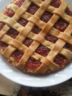 Una foto de Pasta frola de membrillo
