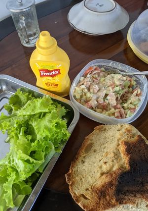 Foto resep Tuna with sourdough bread sandwich