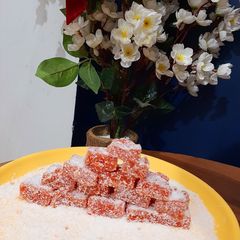 A picture of Sweet tomatoes candy.