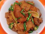Oseng kikil cabe ijo