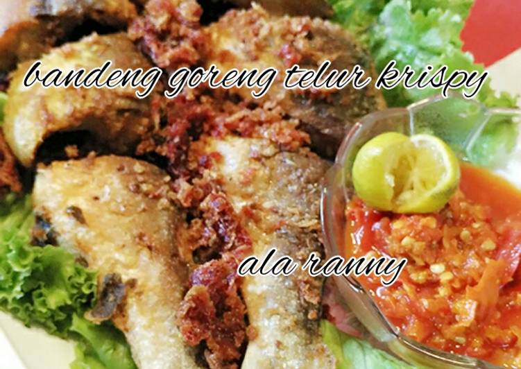 Bandeng goreng gurih telur krispy