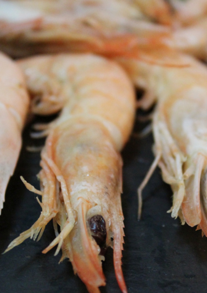 Una foto de Como cocer gambas