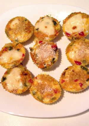 Una foto de Muffins Salados de Vegetales