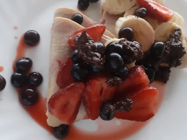 Easy Steps to Make Healthy-protein pancakes with chocholate🍫🍫🥞 the Delicious Tasty