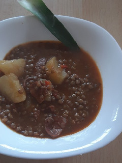 Una foto de Lentejas con chorizo y patata