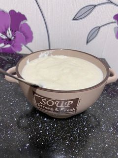 O poză a rețetei Griș cu lapte.