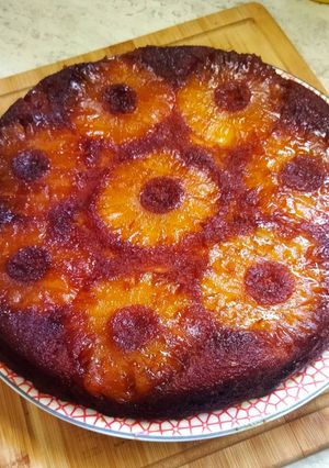 Une photo de Gâteaux renversé à l'ananas