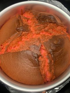 氣炸鍋♥戚風蛋糕❷ 的食譜成品照片