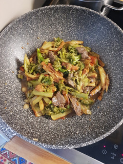 Una foto de Saltado de Brócoli