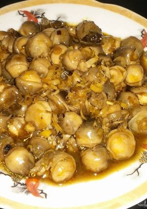 Hình của món Ốc kho sả.