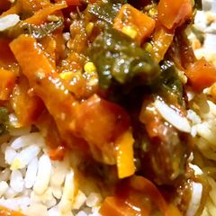 A picture of Carrot sauce.