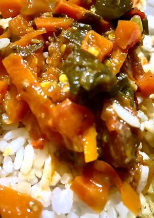A picture of Carrot sauce.