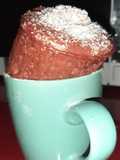 Torta en taza (Mug cake) red velvet