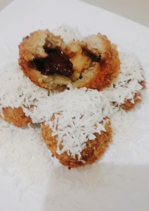 Foto resep Bola bola nuget Pisang isi cokelat keju