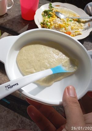 Foto resep MPASI 6+ : Bubur Telur Wortel