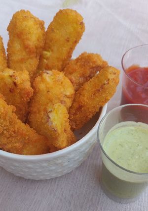 A picture of Baby corn Finger Fritters.