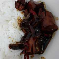 A picture of Sosis saus lada hitam.