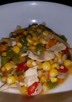 Foto resep Tumis Jagung Manis Pelangi (Wortel + Buncis)