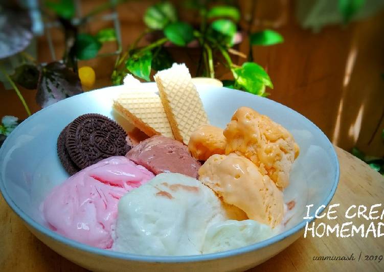 Resep Ice Cream Homemade (super lembut), Enak Banget