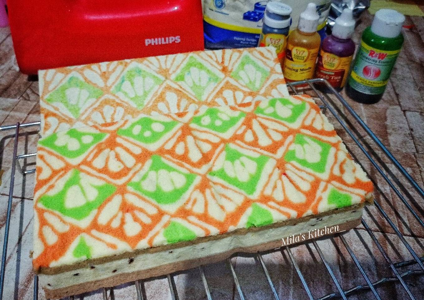 Cake Kukus Batik Kipas