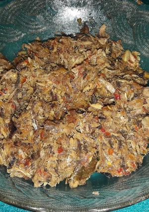 Foto resep Tongkol suwir pedas