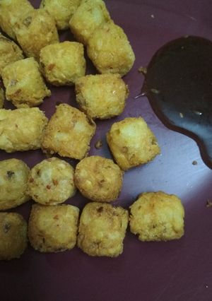 A picture of Crunchy cheese bites.