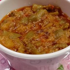 A picture of Lauki,tori ki masalydar sabzi.