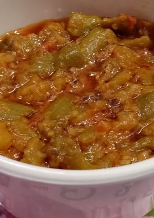 A picture of Lauki,tori ki masalydar sabzi.