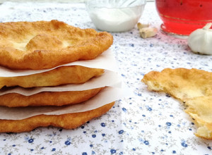Kefíres lángos recept fotója