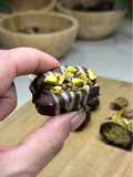 تمر محشي بالشوكولاتة على طريقة شوكولاته دبي 🍫