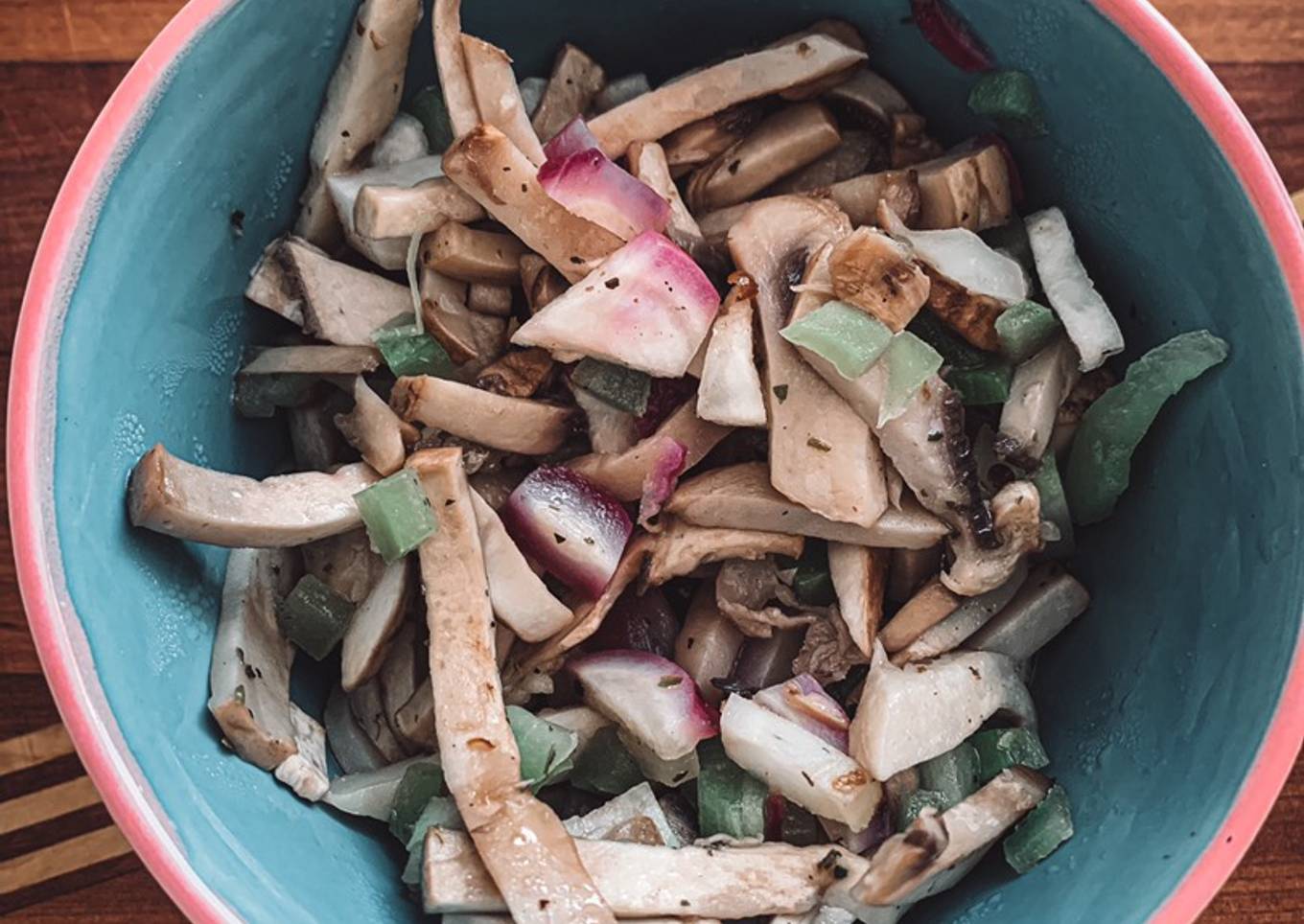 Salteado de champiñones ostras 🦪