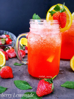 Foto resep Strawberry lemonade