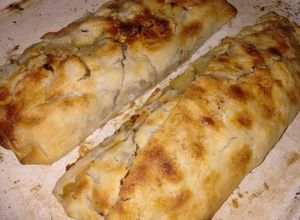 Una foto de Strudel de manzana