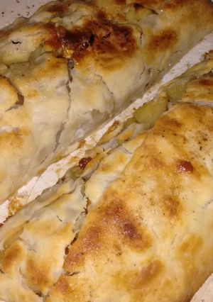 Una foto de Strudel de manzana
