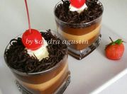 Gambar puding blackforest
